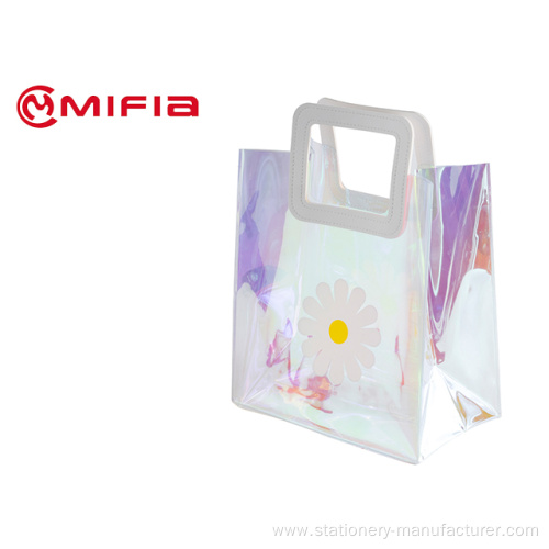 Laser PVC Hand Bag with Printing